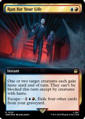 Run for Your Life (Extended Art) (Surge Foil)