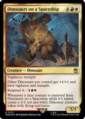 Dinosaurs on a Spaceship (Surge Foil)