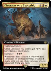 Dinosaurs on a Spaceship (Extended Art) (Surge Foil)