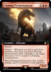 Flaming Tyrannosaurus (Extended Art)
