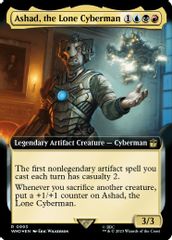 Ashad, the Lone Cyberman (Extended Art) (Surge Foil)