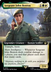 Sergeant John Benton (Extended Art) (Surge Foil)