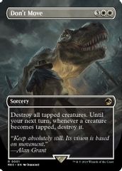 Don't Move (Borderless)