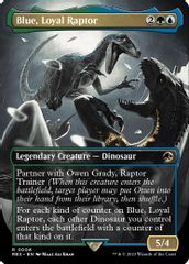 Blue, Loyal Raptor (Borderless)