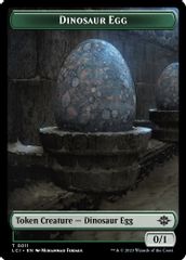 Dinosaur Egg // Dinosaur (0010) Double-Sided Token