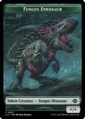 Fungus Dinosaur // Gnome Soldier Double-Sided Token