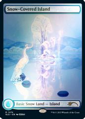 Snow-Covered Island (1474) (Rainbow Foil)