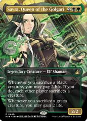Savra, Queen of the Golgari (Anime Borderless)