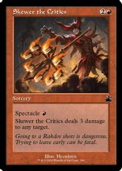 Skewer the Critics (Retro Frame)