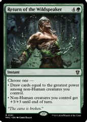 Return of the Wildspeaker