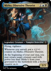 Mirko, Obsessive Theorist (Extended Art)