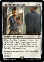 Pre-War Formalwear (Surge Foil)