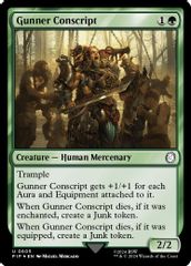 Gunner Conscript (Surge Foil)