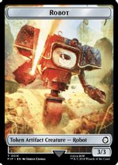 Robot // Treasure (0019) Double-Sided Token