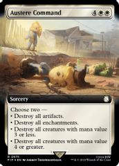 Austere Command (Extended Art) (Surge Foil)
