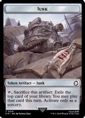 Junk // Soldier (0004) Double-Sided Token