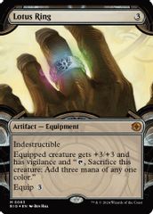Lotus Ring (Showcase) (Raised Foil)