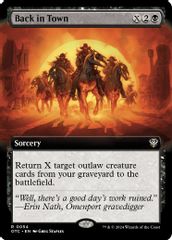 Back in Town (Extended Art)