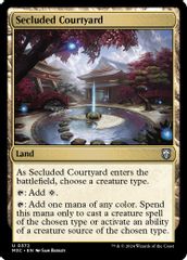 Secluded Courtyard (Ripple Foil)