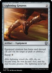 Lightning Greaves (Ripple Foil)