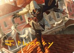 Ezio, Blade of Vengeance Art Card (Gold-Stamped Signature)