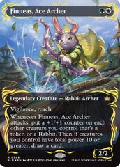 Finneas, Ace Archer (Borderless) (Raised Foil)