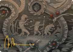 Season of Weaving Art Card (Gold-Stamped Signature)