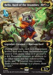 Bello, Bard of the Brambles (Borderless) (Raised Foil)