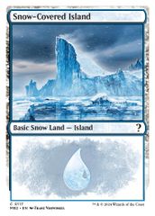 Snow-Covered Island (White Border)
