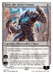 Karn, the Great Creator (White Border)