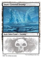 Snow-Covered Swamp (White Border)