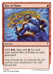 Rite of Flame (White Border)