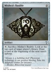 Mishra's Bauble (White Border)