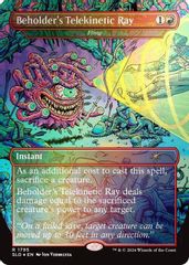 Beholder's Telekinetic Ray - Fling (Rainbow Foil)