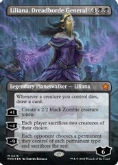 Liliana, Dreadhorde General (Borderless) (Mana Foil)