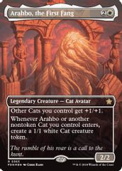 Arahbo, the First Fang (Borderless) (Mana Foil)
