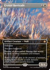Crystal Barricade (Borderless) (Mana Foil)