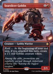 Searslicer Goblin (Borderless) (Mana Foil)
