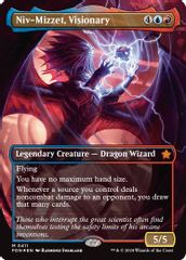 Niv-Mizzet, Visionary (Borderless) (Mana Foil)