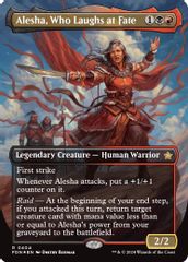 Alesha, Who Laughs at Fate (Borderless) (Mana Foil)