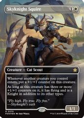 Skyknight Squire (Borderless) (Mana Foil)