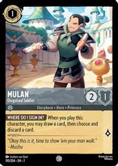 Mulan - Disguised Soldier