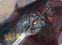 Dragonfire Blade Art Card (40/54) (Gold-Stamped Signature)