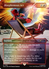 Blasphemous Act (1756) (Rainbow Foil)