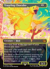 Traveling Chocobo (Borderless) (Neon Ink Yellow)