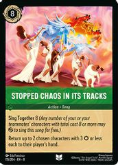 Stopped Chaos in Its tracks