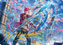G'raha Tia, Scion Reborn Art Card (19) (Gold-Stamped Signature)