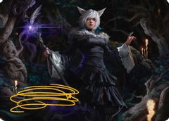 Y'shtola, Night's Blessed Art Card (21) (Gold-Stamped Signature)