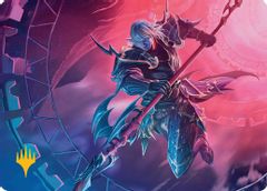 Estinien Varlineau Art Card (Gold-Stamped Planeswalker Symbol)