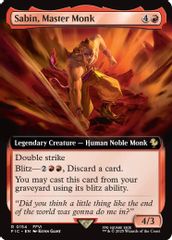Sabin, Master Monk (Extended Art)